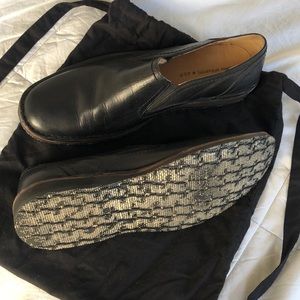 John Varvatos Dress Shoe - Black Leather